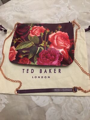 Ted Baker Juxtapose Rose Malisa small Crossbody Bag Used Once- Immaculate  Cond UK