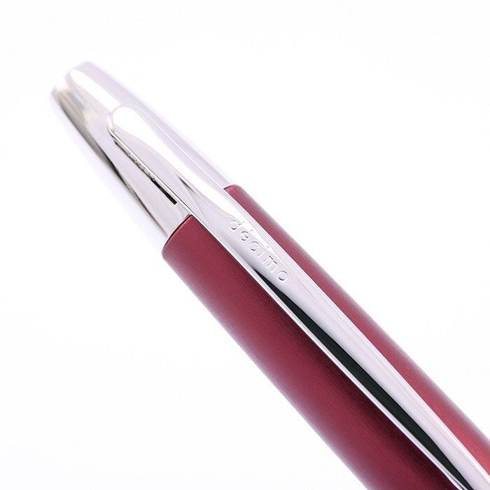 PILOT Fountain Pen Capless Decimo 20 Colors Bordeaux Aluminum Nib