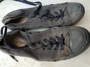 worn out converse
