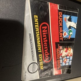 Super Mario Bros. / Duck Hunt - Authentic/Tested NES Nintendo Game Cart & Manual