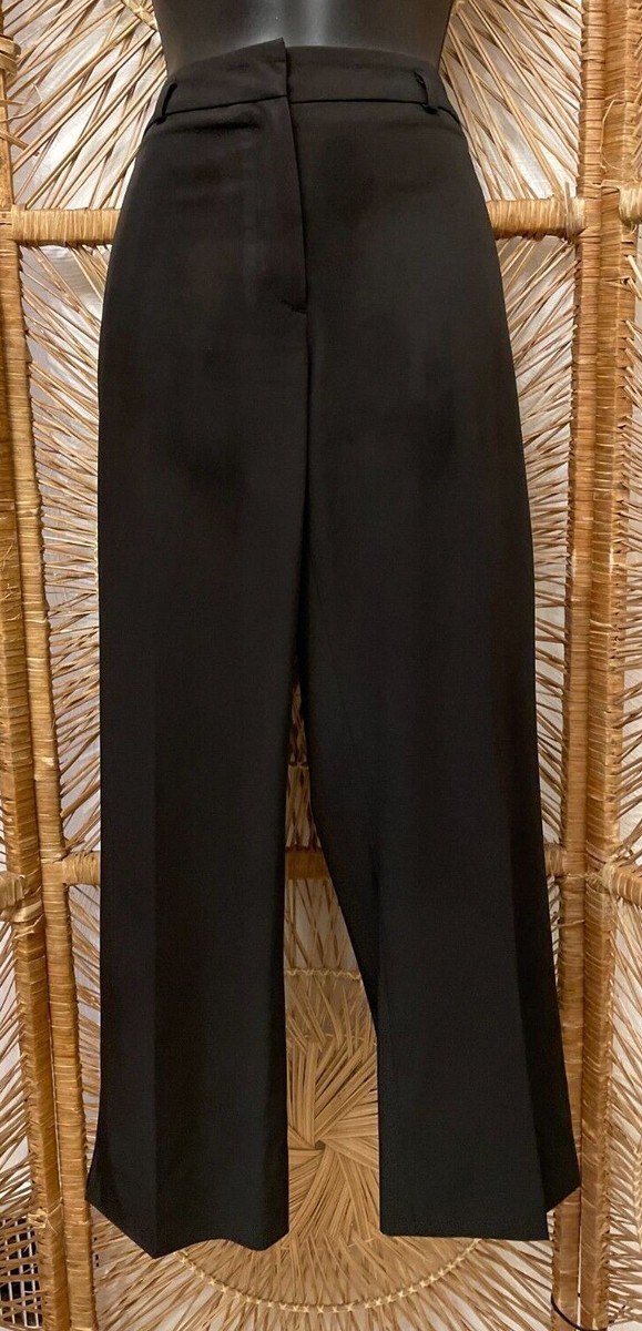 Tribal Stretch Extensible Womens Dress Pants Size 4 Black Poly