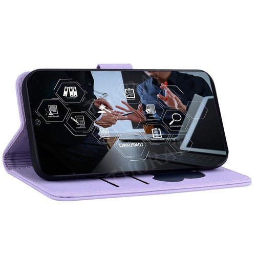 PU Leather Wallet Stand Phone Case Cover for OPPO Realme 12 Lite Pro 12X A59 A79 - Picture 40 of 86