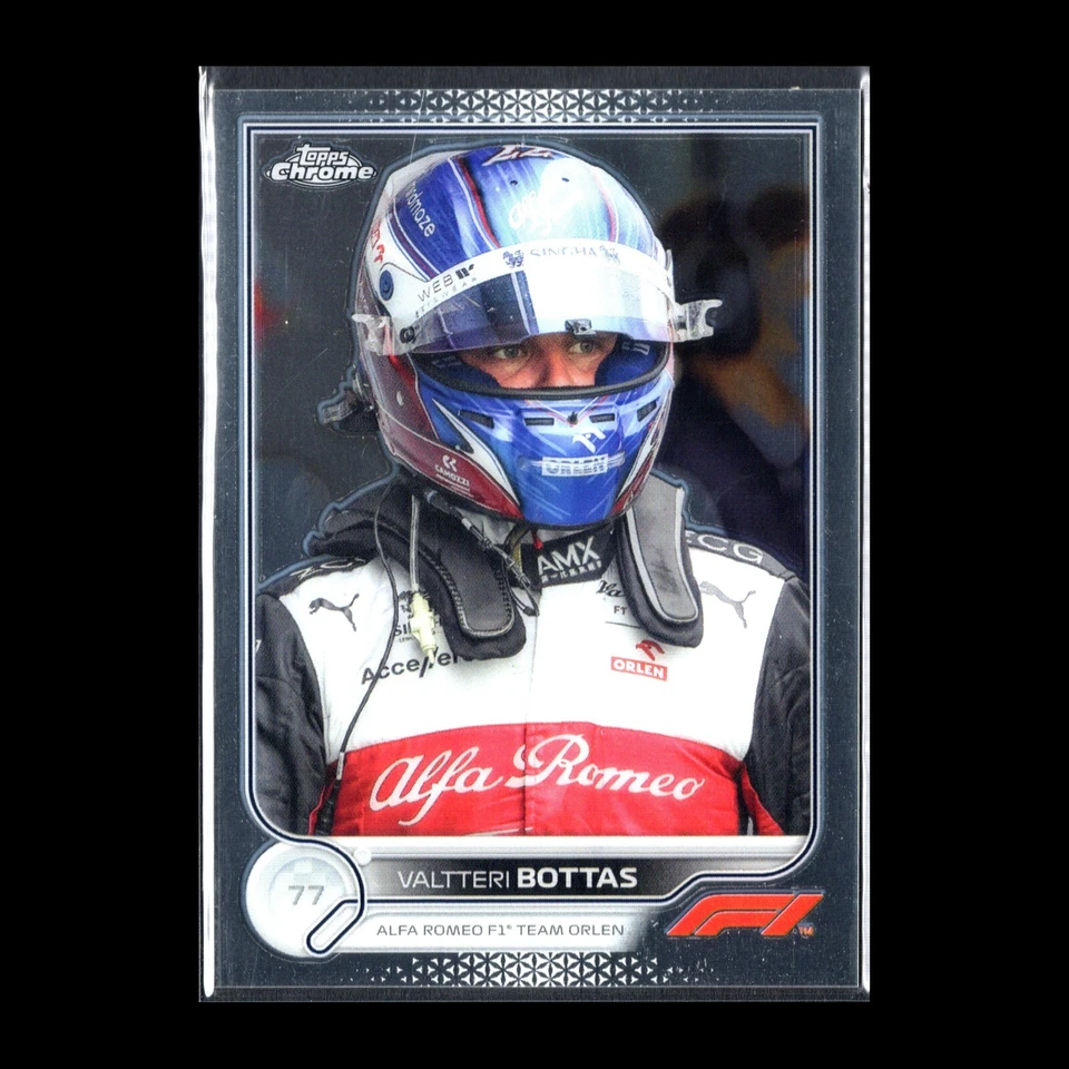 2022 Topps Chrome F1 Formula 1 VALTTERI BOTTAS #60 - Alfa Romeo - Image 3 of 4