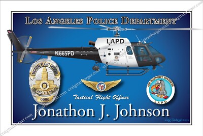 LAPD AS350 ヘリコプターパイロットバッジ Helicopter,police,Los Angeles,LAPD,eurocopter,AS350,Écureuil,AStar