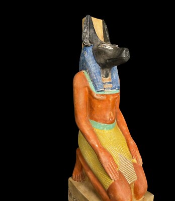 Large Statue of The Jackal God Of Mummification Anubis