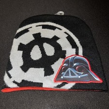ANGRY Bird s / STAR WARS DARTH VADER, KIDS BEANIE HAT, ONE SIZE FITS All Black