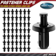 50pcs 5mm Plastic Bumper Cover Retainer Clips For Subaru Outback Impreza Legacy