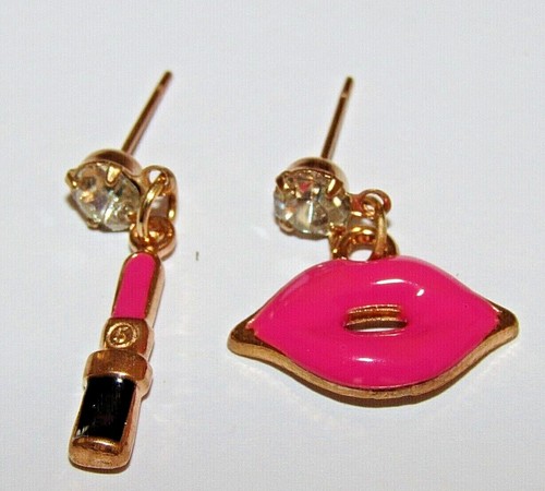 Betsey Johnson earrings huge choice stud dangle crystal detail great gift UK - Picture 12 of 74