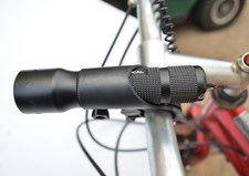 Led Bike Flashlight 800 Lumens Bicycle Mount Battery Wire Switch. Usb Charge