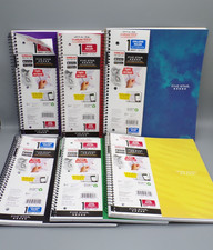 Pack of 6 Mead Five Star 1 Subject College Ruled Spiral Notebook 80 Sheets Each