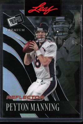 Peyton Manning 2024 Leaf Press Pass Premium Ref Retro Pre Production Proof 1/1