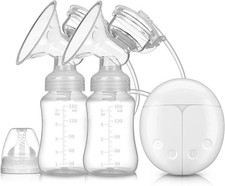 Electric Breast Pump Mute Automatic Dual Breastpump Baby Infant Feeding With USB