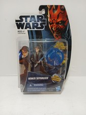 Rare Star Wars Clone Wars 2012 Jedi Anakin Skywalker w  Lightsaber Game CW1 NOS