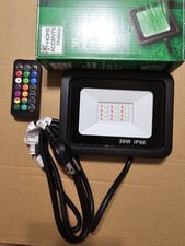Home Accents Holiday Indoor/Outdoor 30-W Multi-Colored LED Floodlight 25LE11064
