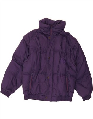 ELHO Mens Padded Jacket IT 50 Large Purple Polyester DB60