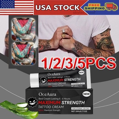 Tattoo Numibing Cream Gel 20 Grams- Up to 6 Hours Extra Strength for Tattoos US