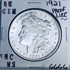 1921 BU GEM MORGAN SILVER DOLLAR UNC MS+++ U.S. MINT RARE COIN 6666