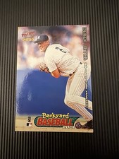 Pacific Backyard Baseball 2001 Derek Jeter New York Yankees Base Set