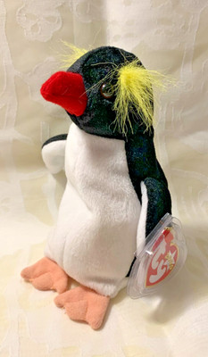 Ty Beanie Baby Plush Penguin Frigid B-day Jan.23 2000 Retired with Tag