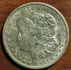 1921-S Morgan Silver Dollar, Very Fine