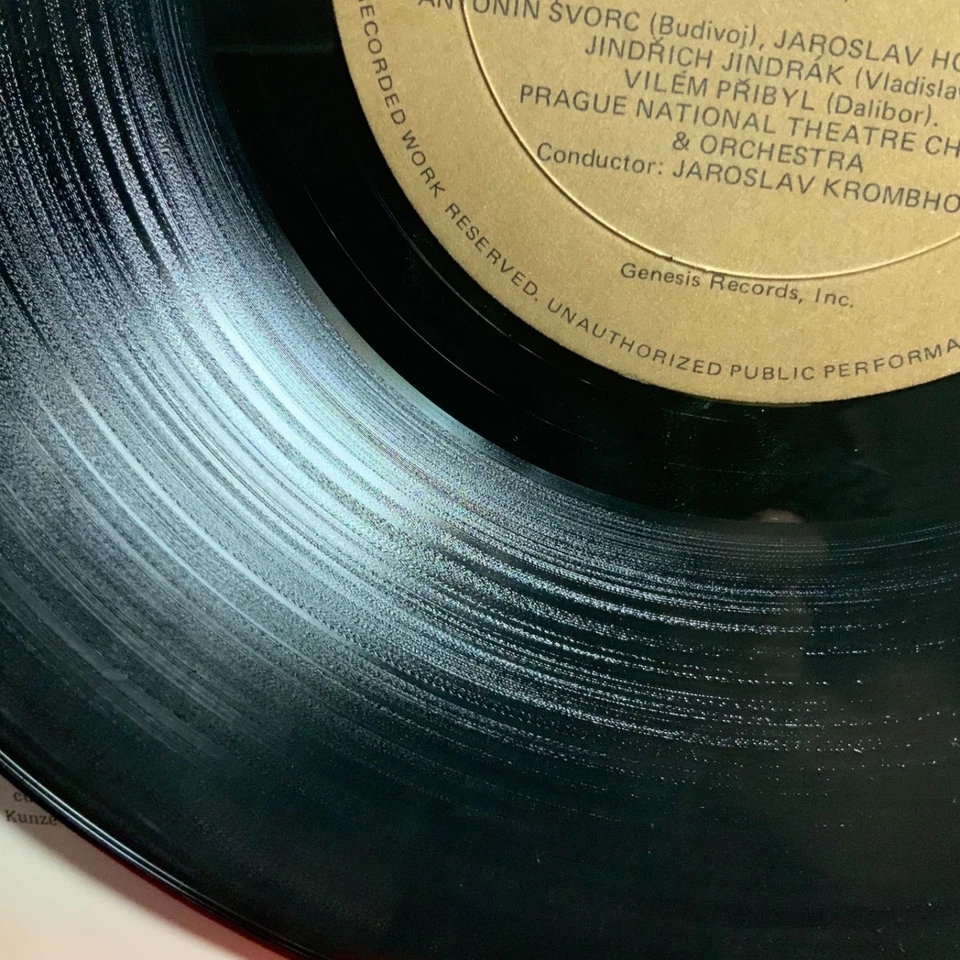 SMETANA-DALIBOR-KROMBHOLC-ORIGINAL GENESIS RECORDS 3-LP VINYL BOX SET-USED - Image 4 of 4