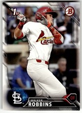 2016 Bowman Draft #BD-7 Walker Robbins 1st St. Louis Cardinals Baseball