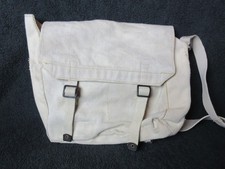 Military Surplus Cream Shoulder Bag/ Knapsack *27cm x 27cm