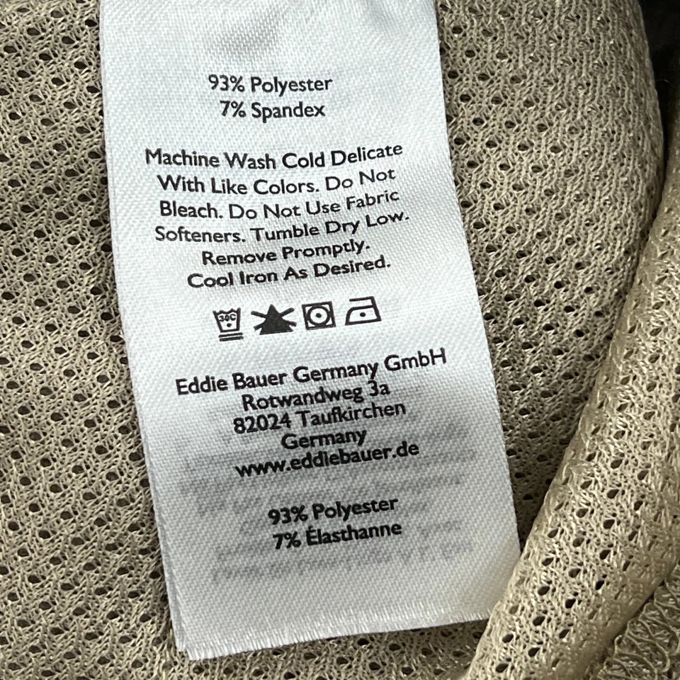 Eddie Bauer Pants Women's 0 Beige First Ascent Cargo Lightweight Nylon Hiking - Image 4 of 4