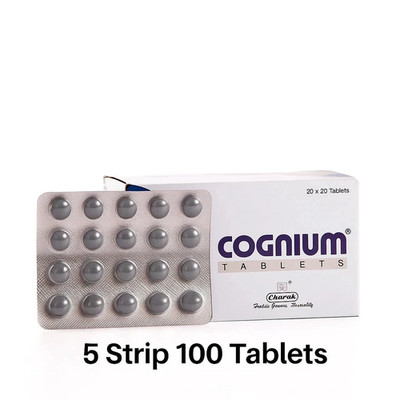 Charak Cognium For Memory Focus Concentration & Brain Health - 200 Tablets
