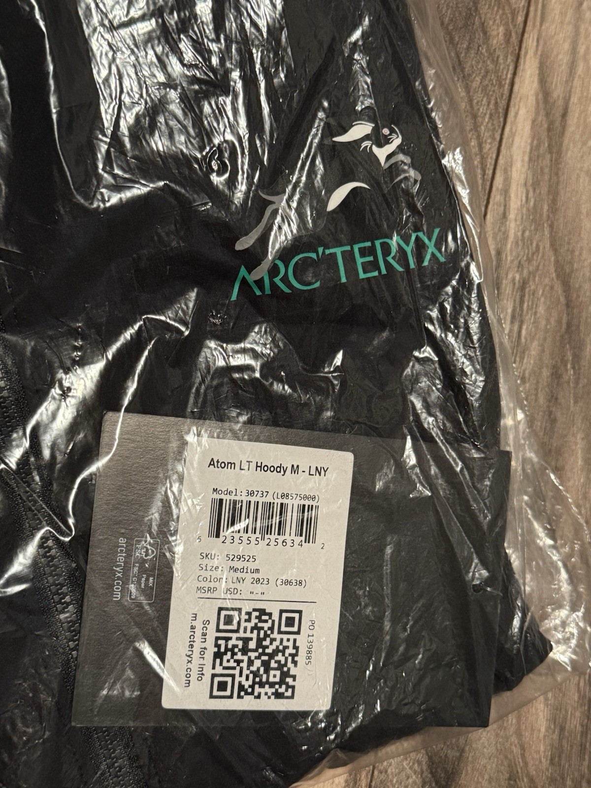 Arc’teryx Lunar New Year Atom LT Hoody Black Rabbit Arcteryx LNY Medium M New image 6