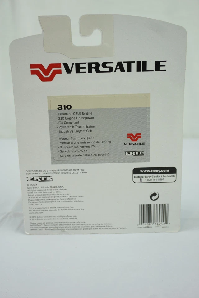 1/64th Scale Versatile 310 MFWD Tractor Diecast Ertl - Image 3 of 4