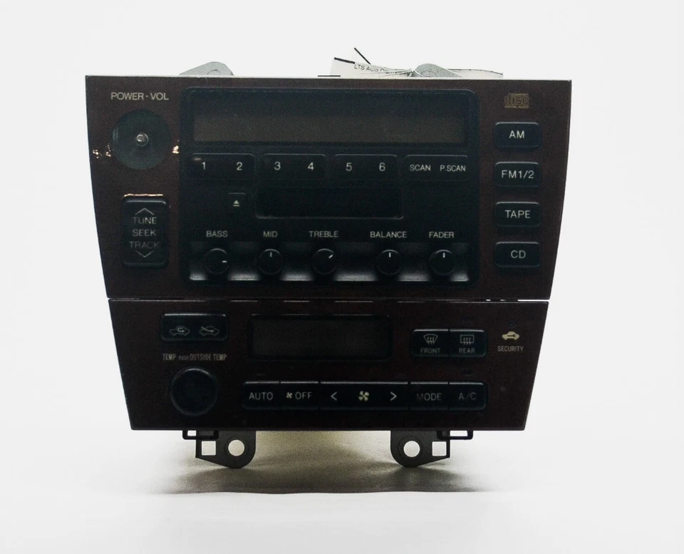 Reproductor de CD con cinta de radio Lexus Es300 1998 Nakamichi 86120-33210 OEM Foto 4 de 4