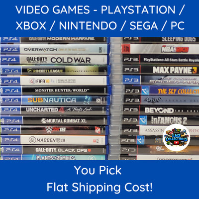 PlayStation Xbox Nintendo Sega Video Games PS2 PS3 PS4 Wii PC *You Pick - READ*