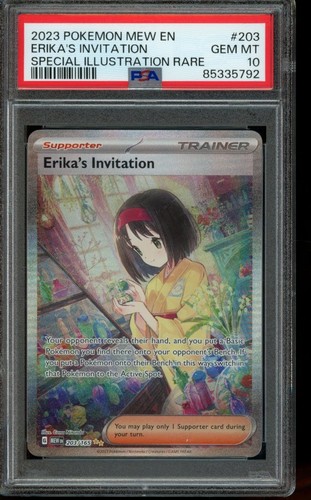 Erika's Invitation graded PSA 10 for sale on eBay