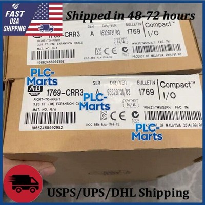 New Factory Sealed AB 1769-CRR3 / A CompactLogix Right-Right Ext Cable 1769CRR3