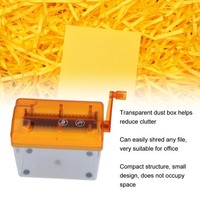 2 Portable Manual Paper Shredders For Office Compact Use