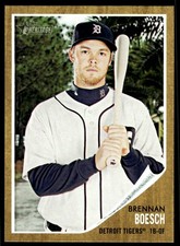 2011 Topps Heritage Brennan Boesch Detroit Tigers #154