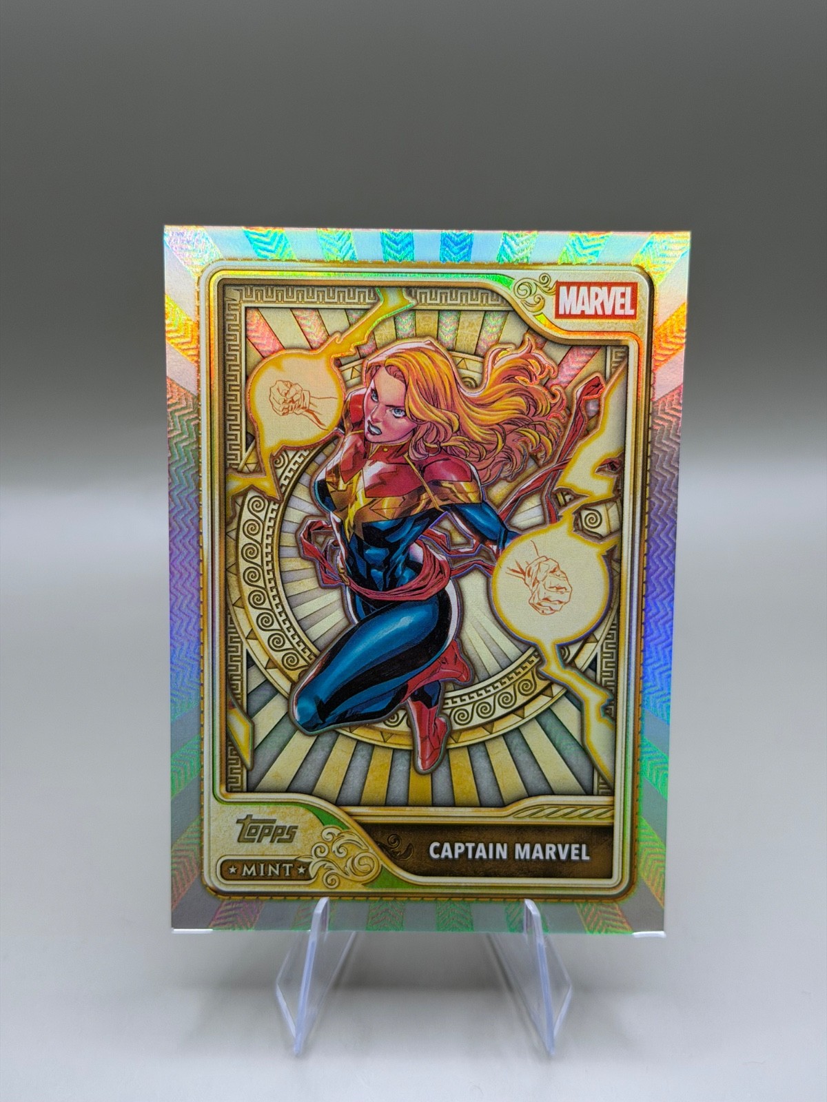 2026 Topps Marvel Mint Captain Marvel Gold Card #94