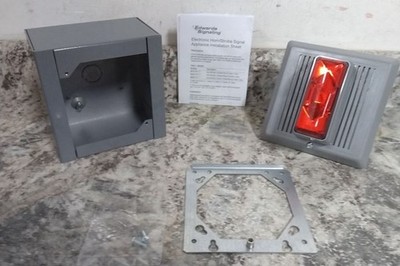 Edwards Signaling 867STRR-N5 120VAC Gray Thermoplastic Housing Horn Strobe