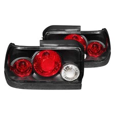 For Toyota Corolla 93-97 Anzo Driver Passenger Side Blackred Euro Tail Lights