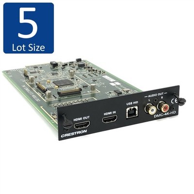 Lot of 5 Crestron Digital Media 4K HDMI Input Card Module DMC-4K-HD PN 6506747