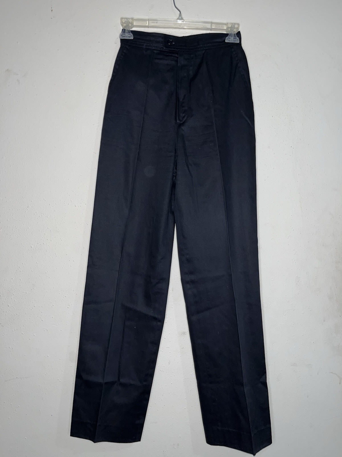 Pantaloni pantaloni alti vintage YSL Saint Laurent donna 36 XS neri Rive GAUCHE