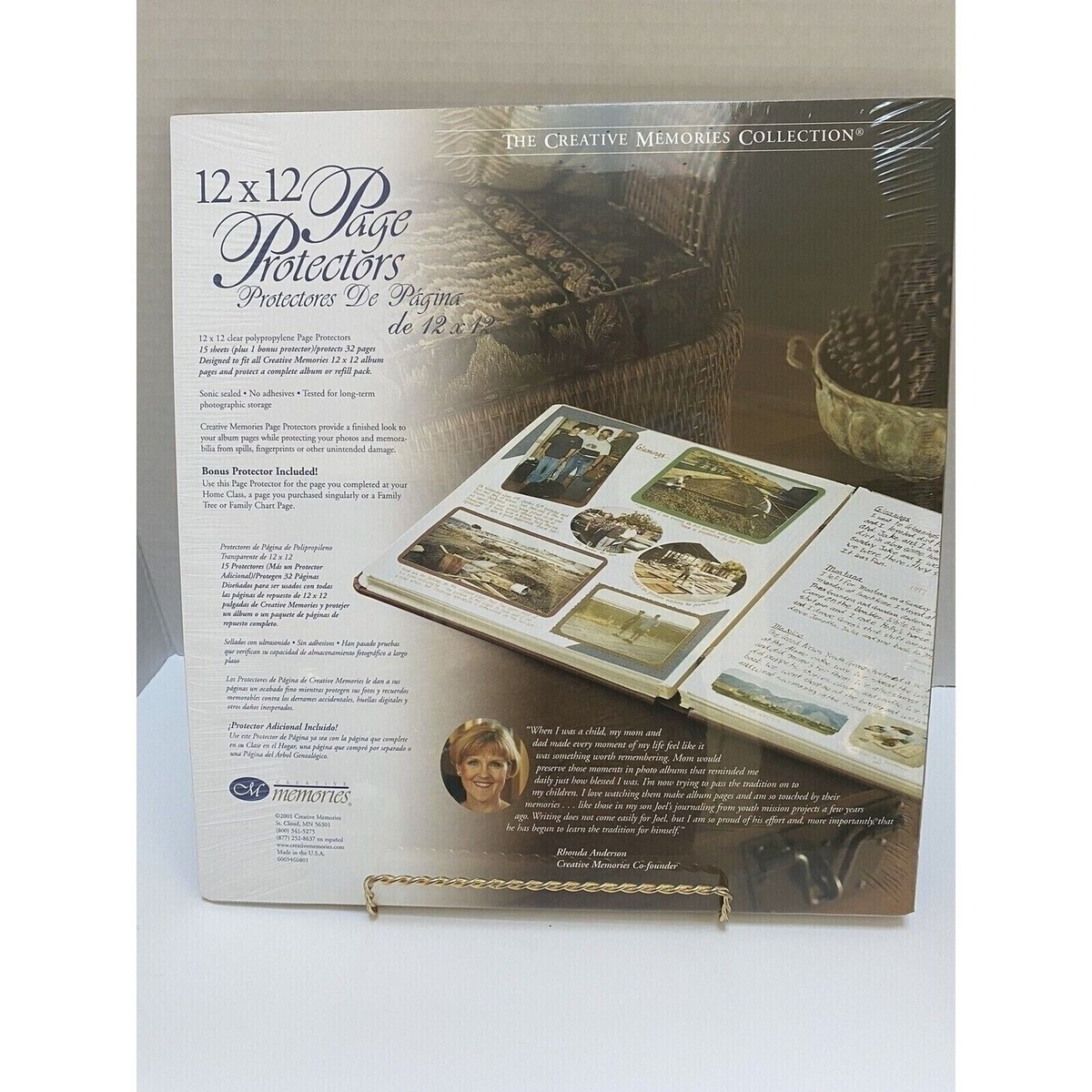 Creative Memories 12x12 Scrapbook Page Protectors Old Style Clear