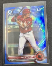 2022 Bowman Chrome Draft Sal Stewart /150 Blue Refractor 1st Prospect BDC-122