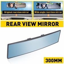 Large 12 Panoramic Universal Convex Car Rear View Mirror Wide Angle Clip On