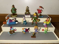 VTG 1990s Kellogg's Cereal & Classic Disney Afternoon PVC Figures Toy Lot of 12