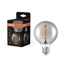 Osram LED Spiral Filament G80 Globe 7,8W=30W E27 Rauchglas extra warm DIMMBAR