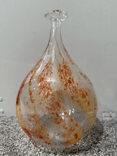 hand blown glass vase handblown vase