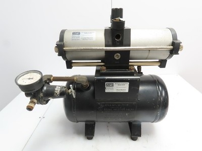 MPS BC2B Bootstrap Compressor Max inlet press. 150 PSIG Pneumatic Tank