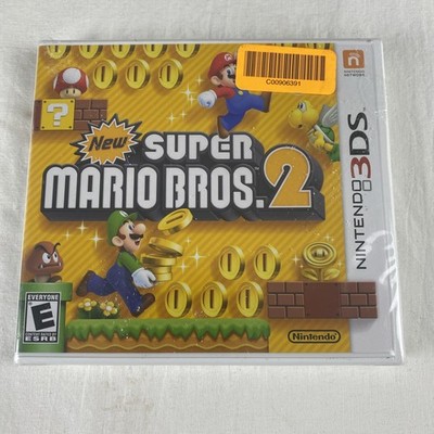 SEALED New Super Mario Bros. 2 3DS Brand New Game (Multiplayer, Platform 2012)